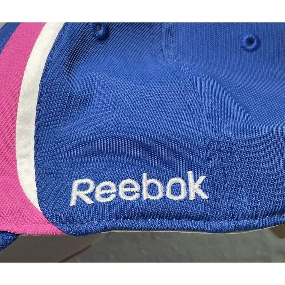 NWT NFL Colts Onfield Reebok Women's Cap Blue with Pink Trim and Ribbon Size S/M